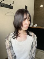 サンズヘアー(3’s hair)&nbsp;ミディアムウルフ】レイヤーカット×グレージュ