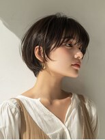 アグ ヘアー ネスト 茨木店(Agu hair nest)&nbsp;大人可愛い20代30代40代丸み小顔ショートボブマッシュ