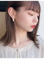 ヘアーズ ベリー 香椎店(hairs BERRY)&nbsp;★くびれボブ似合わせカットイメチェンナチュラルカールセミディ