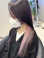 トーン(TONE)&nbsp;ホワイトピンク×インナーカラー/10代20代30代