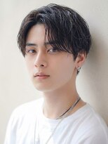 スイート ヘアデザイン(Suite HAIR DESIGN)&nbsp;センターパート×ナチュラルパーマ王道シースルーメンズ