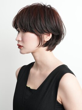 ソワネ 表参道(soigne) 束感でふんわり続くくびれショート◎