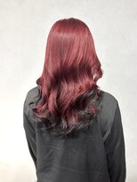 ヘアーディア(Hair...DiA) 赤×黒 デザインカラー