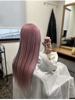 フロレゾンヘアデザインエクステ(floraison hair design exte)&nbsp;sakura pink × Highlight × pull exte
