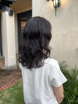 ラポール 蟹江(RAPPORT)&nbsp;【髪質改善】無造作ウェーブの小顔見えセミロング