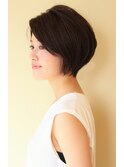 30代40代50代60代大人女性丸みが綺麗なショート