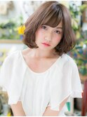 *bliss浦和*ナチュラルウェーブの前下がりボブa
