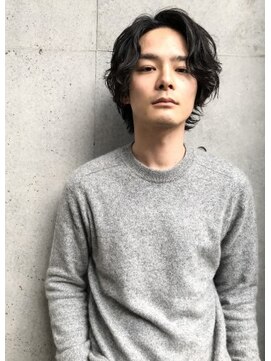 カナン(CANAAN) ★メンズヘア★セミウェットサイドパートショート★