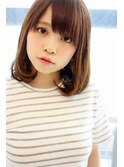 二日市☆美容室☆ ナチュラル ワンカール ミディアムボブ
