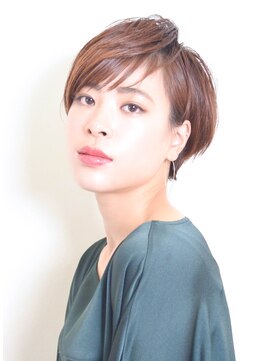 ボサコ(bosaco) 大人のシースルーバンク☆小顔ショート