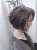 前下がりショートボブ