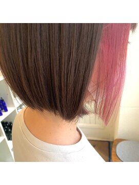 タヒエ(tahie) イヤリングカラー/ちら見せカラー/シア―ピンク