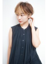 ベンジー 代々木上原店(benji)&nbsp;大人かわいい前髪セシルカットココアブラウン　代々木上原