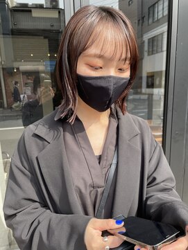 ヘアー アイス ルーチェ(HAIR ICI LUCE) 2wayバング シースルーバング ぱつっとボブ ／山中