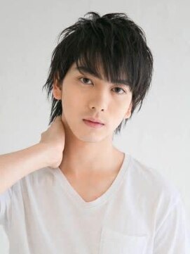 アース 三軒茶屋店(HAIR&MAKE EARTH) ナチュラル_黒髪_ウルフ_メンズ_メンズカット_三軒茶屋_無造作