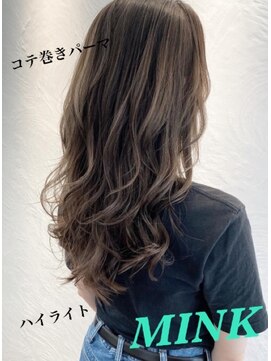 ミンク(MINK) コテ巻きパーマ