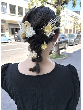 ソル(sol.) 結婚式、２次会ヘア♪