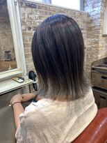 シャル 相模大野(shalu)&nbsp;【村上】裾カラー　グレージュ≪shalu相模大野≫