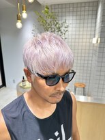 ホロ(hollo)&nbsp;ホワイトヘア/ホワイトカラー/メンズハイトーン