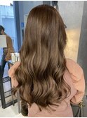 くすみカラーベージュマロンベージュニュアンスカラー