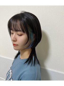 アネラケアデザイン(Anella Care Design) 顔周りカット＆インナーカラー