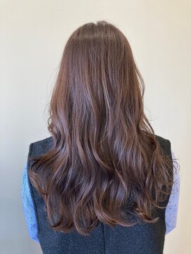 ピシェ ヘア デザイン(Piche hair design) 【水素カラーで髪質改善仕上がり】ゆるふわヘア/ココアブラウン