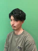 モア 岡崎(more)&nbsp;stylist大山    直毛  メンズパーマ フェード