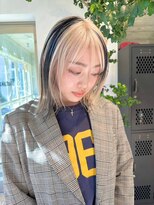 ヲタク(wotaku.)&nbsp;デザインカラーポイントカラーブロンドカラーブリーチハイトーン