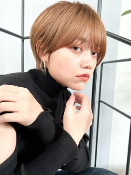 ゴカン バイ ジル ブラン 名古屋(Gokan by JIL BLAN) ハイライトバレイヤージュダブルカラーショートカット30代40代