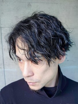 ヒート トウキョウ 目黒店(HEAT TOKYO) ツイスパセンターパートマッシュメンズ目黒