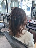 【立川CRES吉岡俊】ハーフアップアレンジ