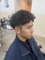 トータルビューティブレイクデュオ(TOTAL BEAUTY BREK DUO) メンズカット前髪あげるスタイル