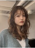 パーマ風スタイリング/ウェーブヘア/ウェットスタイリング