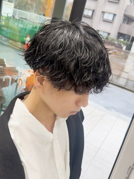 フィフスパーク(fifth PARK) 渋谷刈り上げマッシュ波巻きスパイラルパーマツイスパシャドウ