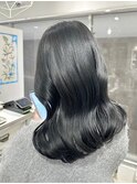 透明感艶髪ダークグレー