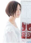 博多/髪質改善/マロンベージュ☆マッシュボブショートd