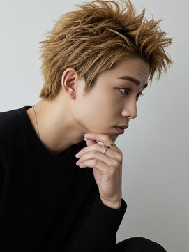 キャンバス バイ ネオリーブ 横浜西口(Canvas by neo.) スパイキーショート/ブリーチ/ダブルカラー/横浜