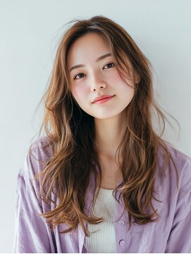 ニスル 上尾店(NISURU) 似合わせカット/大人ガーリー/ダークアッシュ/着物/上尾/上尾駅