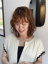 オンカン(onkan)&nbsp;伸ばしかけにおすすめ/ミディアムパーマ/髪質改善