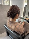 お団子シニヨン