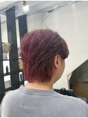TAKE/韓国風メンズヘア/オルチャンヘア/赤髪ヘア