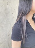 髪質改善カラー×インナーカラーでツヤ感ロング
