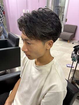 アヴァンス 難波店(AVANCE.) 【松元担当】ビジカジショート×毛流れパーマ