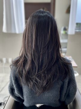 アヌ(ANU) ロングレイヤー　栃木/宇都宮/東簗瀬/髪質改善/ショート、ボブ