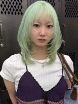 クペウヘイヴン(cope'u HAVEN)&nbsp;原宿/ウルフカット レイヤー デザインカラー ルーツカラー