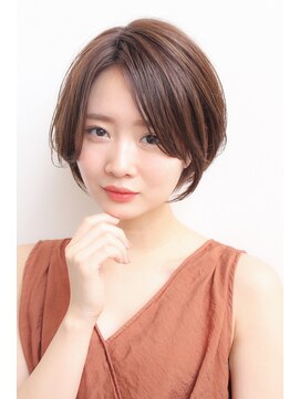 クシュ 本川越店(kusyu...) グレーブラウンハイレイヤーカットエアウェーブパーマシャギー