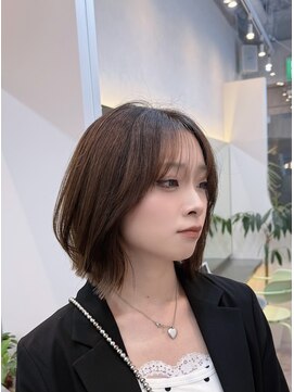 ハローバイシー 仙台(Hello by Sea) 大人可愛いくびれボブレイヤーボブバッサリカットくびれレイヤー