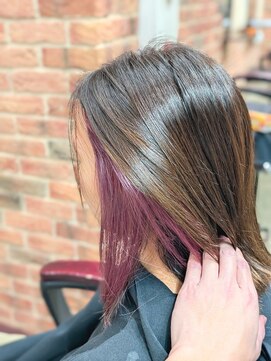 グレイス(gRace) インナーカラー／ピンク