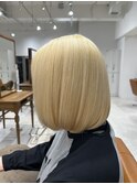 ショートボブレイヤーボブフェイスレイヤー透明感カラー北千住