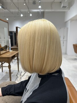 ネイロ 北千住(NeiRo) ショートボブレイヤーボブフェイスレイヤー透明感カラー北千住